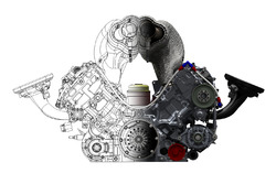 Le moteur V6 GP3