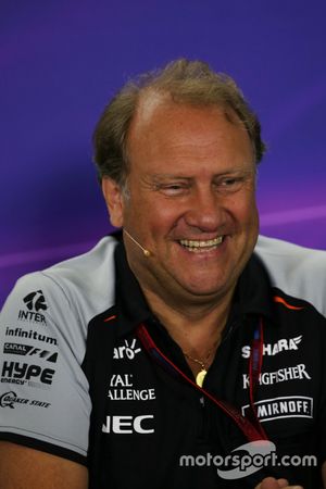 Robert Fernley, directeur adjoint Sahara Force India F1 lors de la conférence de la FIA