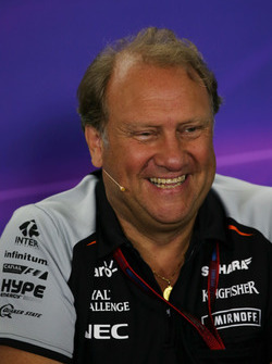 Robert Fernley, directeur adjoint Sahara Force India F1 lors de la conférence de la FIA