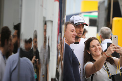 Jenson Button, McLaren with fans