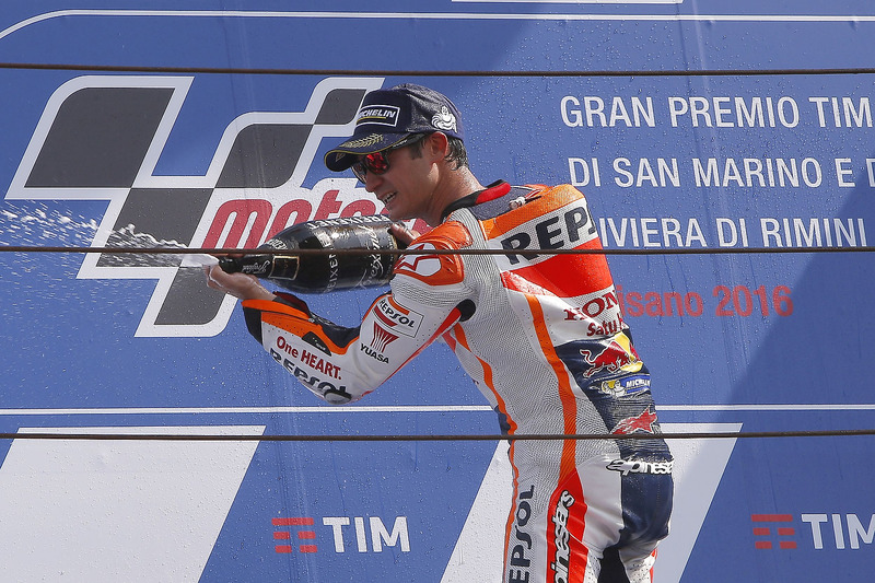 2016: GP de San Marino, única victoria de la temporada