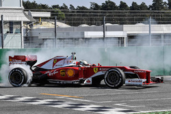 Sebastian Vettel en démonstration pour la Scuderia Ferrari