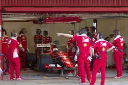 Sebastian Vettel, Ferrari SF15-T testing 2017-spec Pirelli tyres