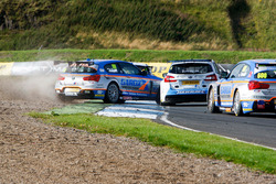 Crash, Colin Turkington, Subaru Team BMR and Rob Collard,Team JCT600 with GardX