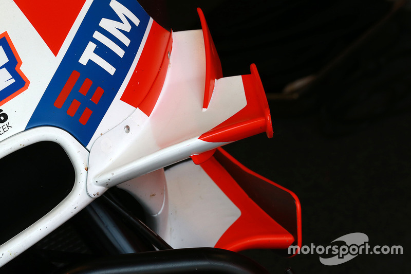 Detail winglet Ducati Team