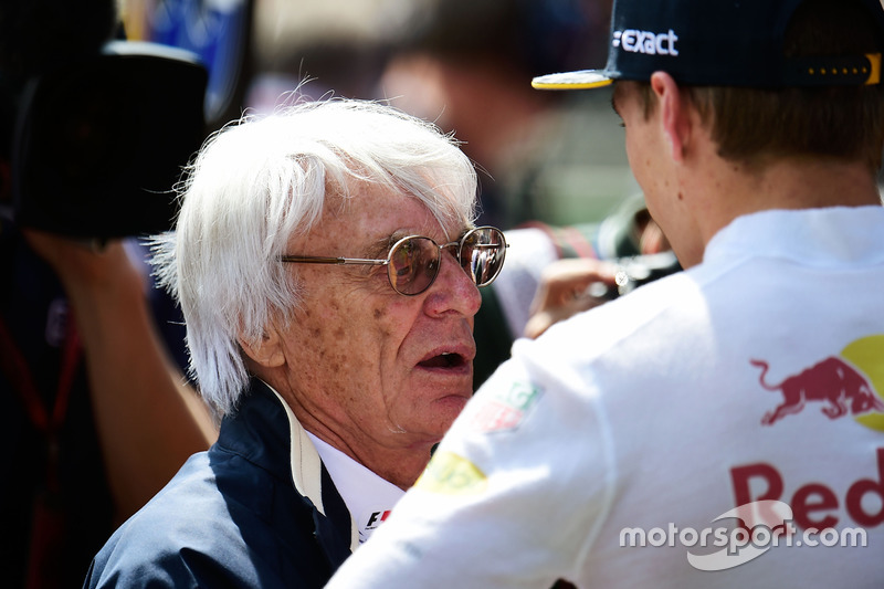 Bernie Ecclestone ve Max Verstappen, Red Bull Racing