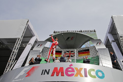 Podium: third place Sebastian Vettel, Ferrari