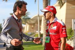 Mark Webber, Porsche Team WEC Driver - Channel 4 Presenter and Marc Gene, Ferrari Test Driver