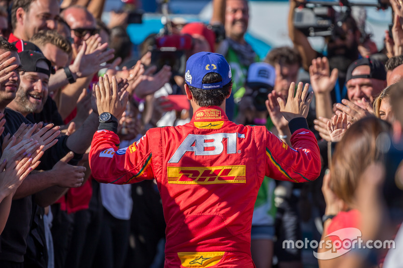 Le vainqueur Lucas di Grassi, ABT Schaeffler Audi Sport