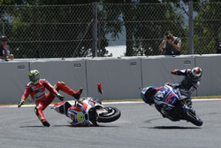 Andrea Iannone, Ducati Team, Jorge Lorenzo, Yamaha Factory Racing kecelakaan