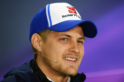 Marcus Ericsson, Sauber F1 Team in the FIA Press Conference