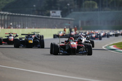 Start of the race, Lance Stroll, Prema Powerteam Dallara F312 Mercedes-Benz leads