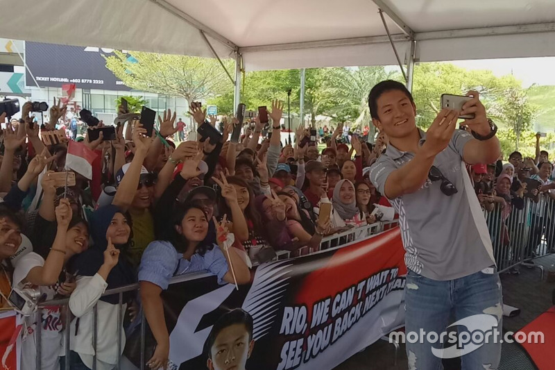 2. Rio Haryanto, Meet and Greet, Sepang, Malaysia
