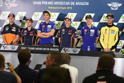 Brad Binder, Red Bull KTM Ajo, Dani Pedrosa, Repsol Honda Team, Valentino Rossi, Yamaha Factory Racing, Marc Marquez, Repsol Honda Team, Jorge Lorenzo, Yamaha Factory Racing, Alex Rins, Paginas Amarillas HP 40