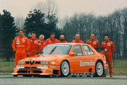 Презентация команды Alfa Corse JAS с Михаэлем Бартельсом, Габриэле Тарквини и Джейсоном Уоттом