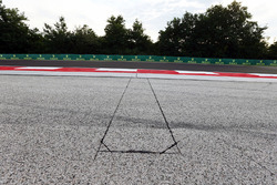 Tracklimit-Sensoren in Kurve 4 auf dem Hungaroring