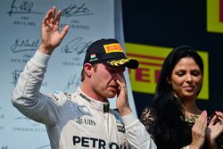 Nico Rosberg, Mercedes AMG F1 sur le podium