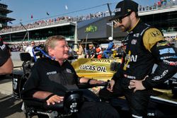 James Hinchcliffe, Schmidt Peterson Motorsports Honda with Sam Schmidt