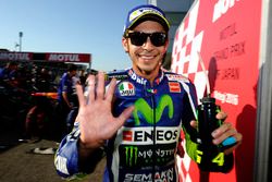 Polesitter Valentino Rossi, Yamaha Factory Racing