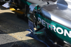 Mercedes AMG F1 W07 Hybrid - bande verticali del deflettore