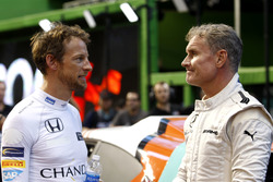 Jenson Button and David Coulthard