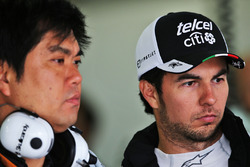 Jun Matsuzaki, Sahara Force India F1 Team con Sergio Pérez, Sahara Force India F1