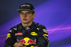 Max Verstappen, Red Bull Racing in the FIA Press Conference