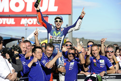 Race winner Jorge Lorenzo, Yamaha Factory Racing