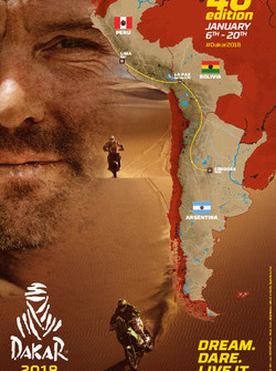 Mapa del Dakar 2018