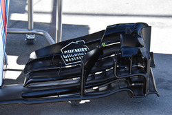Détail de l'aileron avant de la Williams FW40