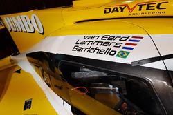 De Dallara LMP2 van Frits van Eerd, Jan Lammers en Rubens Barrichello, Racing Team Nederland