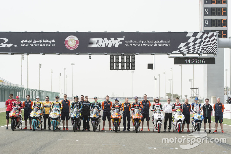 Foto de grupo Moto3 2017