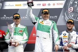 Podio AM: i vincitori #488 Rinaldi Racing, Ferrari 488 GT3: Pierre Ehret, Rino Mastronardi