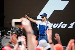 Felipe Massa, Williams, on stage