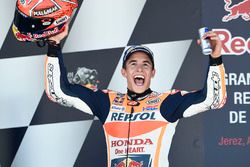 Podium: second place Marc Marquez, Repsol Honda Team