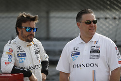 Zak Brown, McLaren CEO, Fernando Alonso, Andretti Autosport Honda