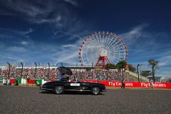 Lewis Hamilton, Mercedes AMG F1 on the drivers parade