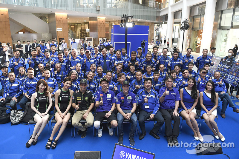 Valentino Rossi, Yamaha Factory Racing, Maverick Viñales, Yamaha Factory Racing, Johann Zarco, Monster Yamaha Tech 3