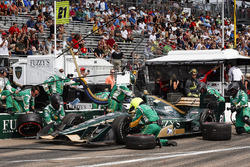 Arrêt au stand de J.R. Hildebrand, Ed Carpenter Racing Chevrolet
