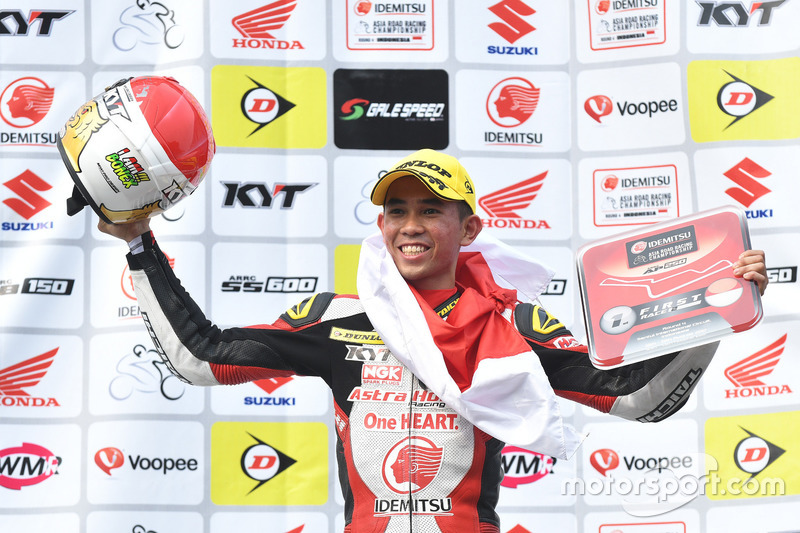 Podium Juara AP250: Gerry Salim, Astra Honda Racing Team