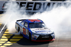 Race winner Ryan Preece, Joe Gibbs Racing Toyota