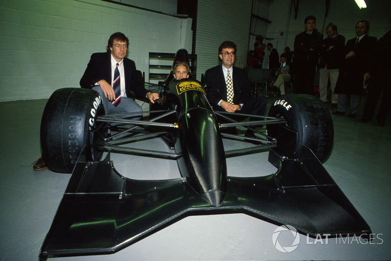 Gary Anderson, John Watson, Eddie Jordan, Jordan 191 Team Launch