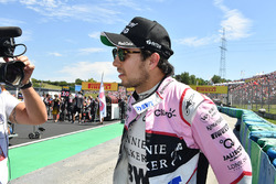 Sergio Perez, Force India on the grid