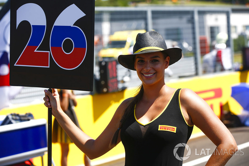 Grid Girl for Daniil Kvyat, Scuderia Toro Rosso