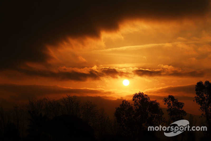 Sonnenaufgang in Barcelona