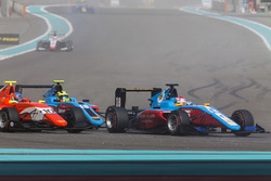 Акаш Нанді, Jenzer Motorsport, попереду Татьяни Кальдерон, Arden International, і Алессіо Лоранда, J