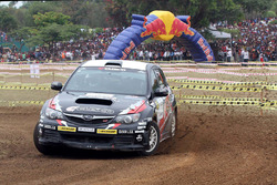 Sanjay Takale, Noriko Takeshita, Subaru Impreza WRX, Cusco Racing