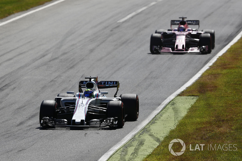 Felipe Massa, Williams FW40, Sergio Perez, Sahara Force India F1 VJM10