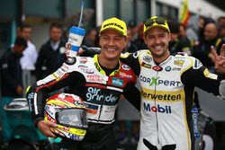 Race winner Dominique Aegerter, Kiefer Racing, second place Thomas Luthi, CarXpert Interwetten 