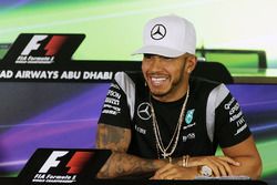Lewis Hamilton, Mercedes AMG F1 in the FIA Press Conference